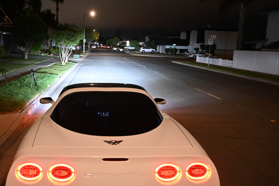 Corvette Envy C5 Lighting Bundle: C5 Modified LED Taillights & C5 Bi-LED Projector Headlights