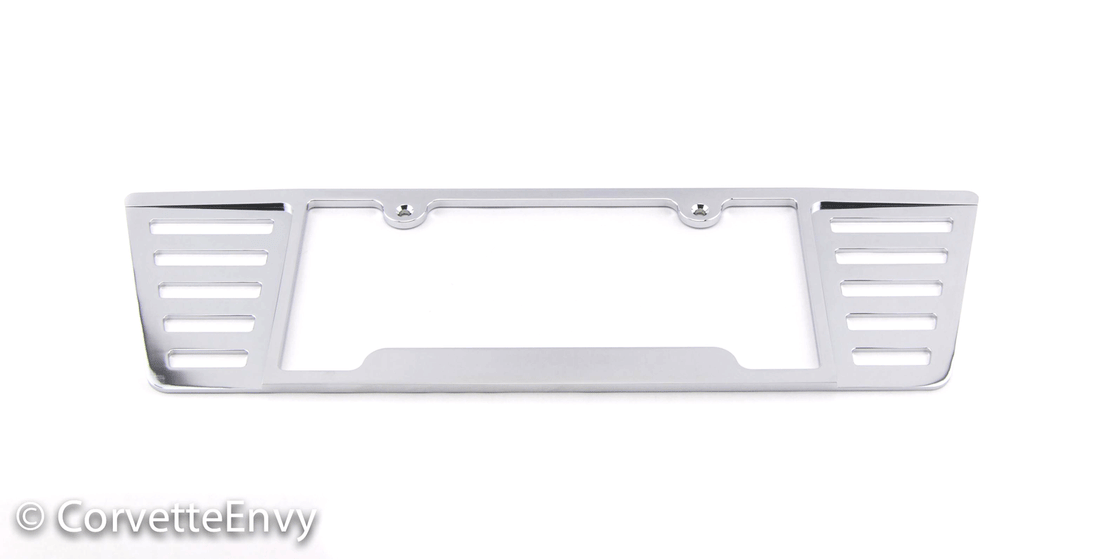 C6 Chrome License Plate Frame