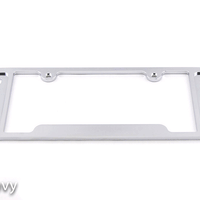 C6 Chrome License Plate Frame