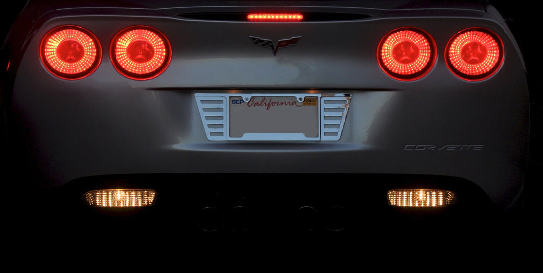 C6 Chrome License Plate Frame