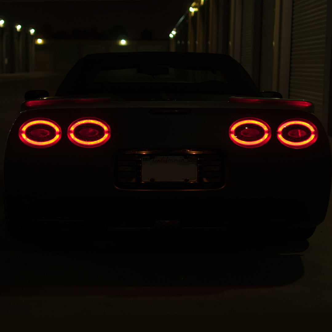 Corvette Envy C5 Halo LED Taillights - Modified Version